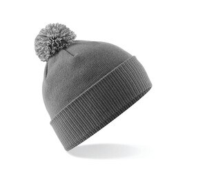 Beechfield BF450 - Trendy Two-Tone Pompom Zimska Beanie Kapica