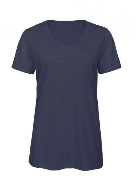B&C BC058 - Ženska tri-blend v-neck majica