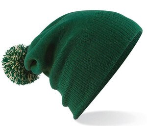 Beechfield BF450 - Trendy Two-Tone Pompom Zimska Beanie Kapica