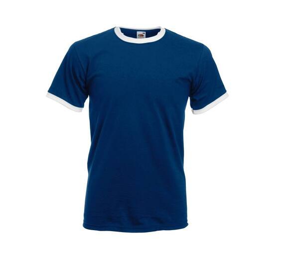 Fruit of the Loom SC245 - Ringer Men's T-Shirt 100% Cotton