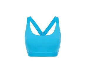 Tombo TL371 - Mid-Support Crossback Sports Bra with Metal Closure