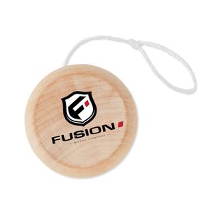 NATUS Classic Natural Wooden Yoyo for Kids and Adults - GiftRetail KC2937