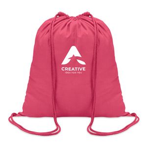 COLORED Eco-Friendly Cotton Drawstring Bag 100gr/m² 37x41CM - GiftRetail MO8484