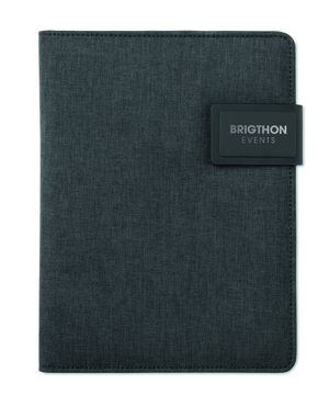 POWERNOTY Executive A5 Folder with Built-in Power Bank - GiftRetail MO9231