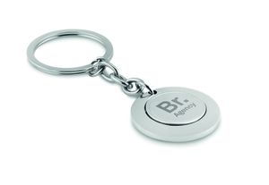 FLAT RING Key ring with token - GiftRetail MO9289