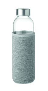 UTAH GLASS Eco-Friendly 500ml Glass Bottle with Neoprene Cover - GiftRetail MO9358