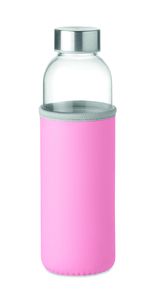 UTAH GLASS Eco-Friendly 500ml Glass Bottle with Neoprene Cover - GiftRetail MO9358