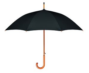 CUMULI RPET Eco-Friendly 23 Inch Auto Open Wooden Umbrella - GiftRetail MO9629