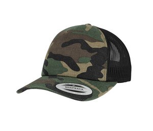 FLEXFIT FX6606C - Classic Camo Mesh Trucker Cap with Reinforced Front