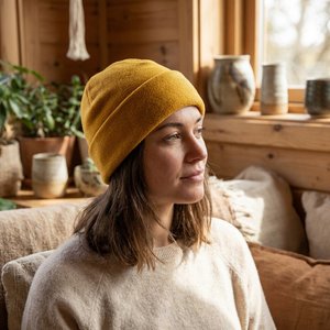 BEECHFIELD BF243R - RECYCLED FLEECE CUFFED BEANIE