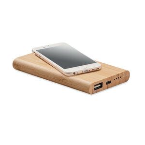 ARENAPOWER C Eco-Friendly 4000 mAh Bamboo Power Bank with Type-C - GiftRetail MO6814