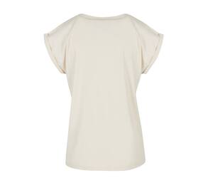 Build Your Brand BY021 - Ženska pamučna majica s preklopljenim rukavima