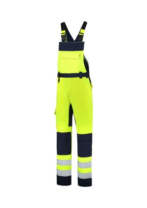 Bib & Brace High Vis Bicolor unisex suspender overalls