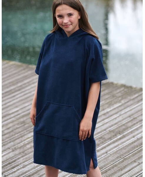 Towel city TC811 - Kids' Hooded Towelling Poncho with Pockets