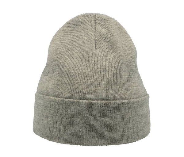 Knitted beanie with cuff