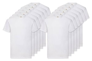 Pack of 12 Fruit of the Loom SC230 - Valueweight T (61-036-0)