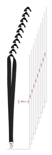 SIMPLE LANY - Premium 20mm Lanyard with Metal Hook - Sublimation Print