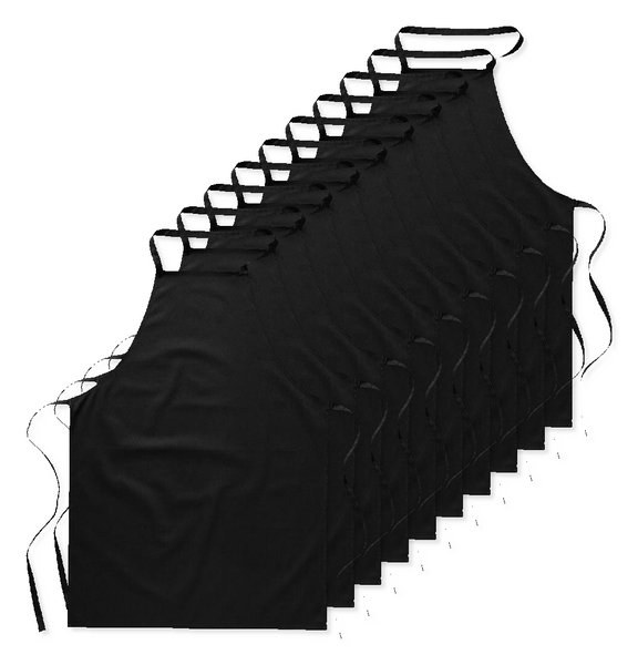 Pack of 10 GiftRetail MO7251 - KITAB Premium Adjustable Cotton Kitchen Multi-purpose Apron